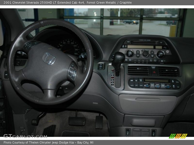 Forest Green Metallic / Graphite 2001 Chevrolet Silverado 2500HD LT Extended Cab 4x4