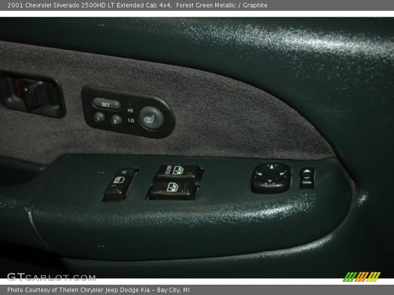 Forest Green Metallic / Graphite 2001 Chevrolet Silverado 2500HD LT Extended Cab 4x4