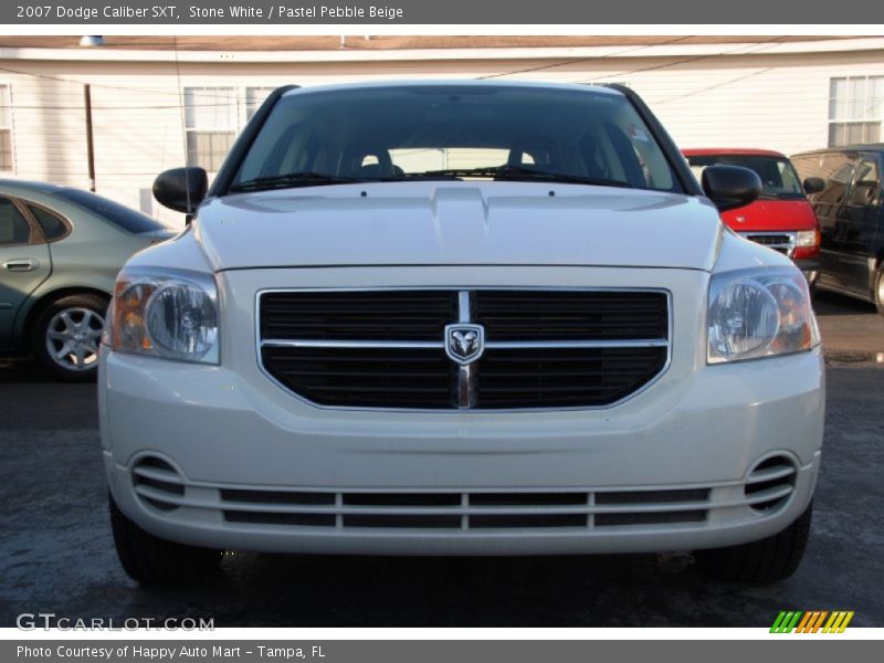 Stone White / Pastel Pebble Beige 2007 Dodge Caliber SXT