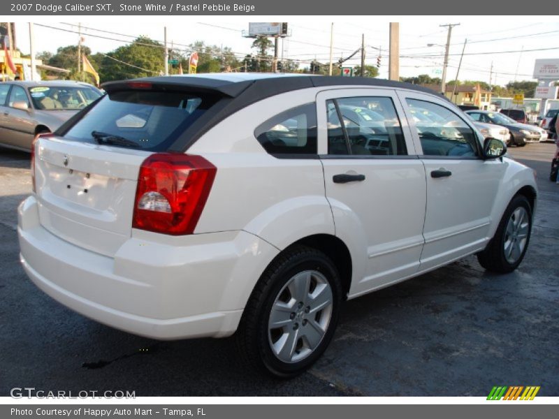 Stone White / Pastel Pebble Beige 2007 Dodge Caliber SXT
