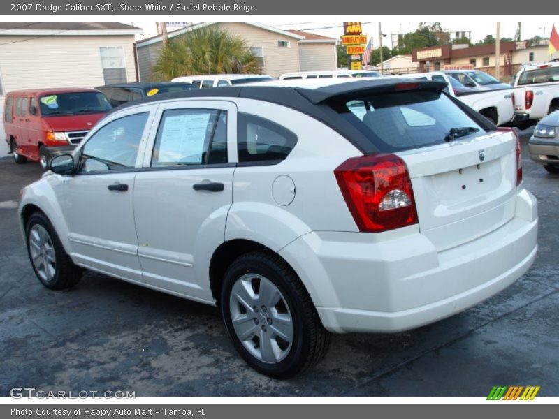 Stone White / Pastel Pebble Beige 2007 Dodge Caliber SXT