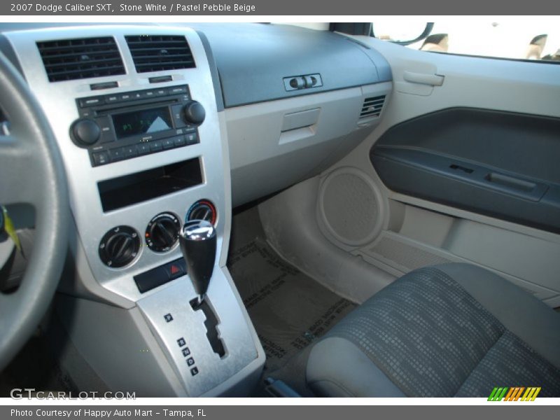 Stone White / Pastel Pebble Beige 2007 Dodge Caliber SXT