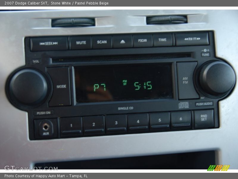 Stone White / Pastel Pebble Beige 2007 Dodge Caliber SXT