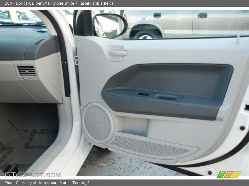 Stone White / Pastel Pebble Beige 2007 Dodge Caliber SXT