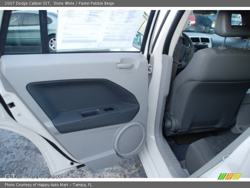 Stone White / Pastel Pebble Beige 2007 Dodge Caliber SXT
