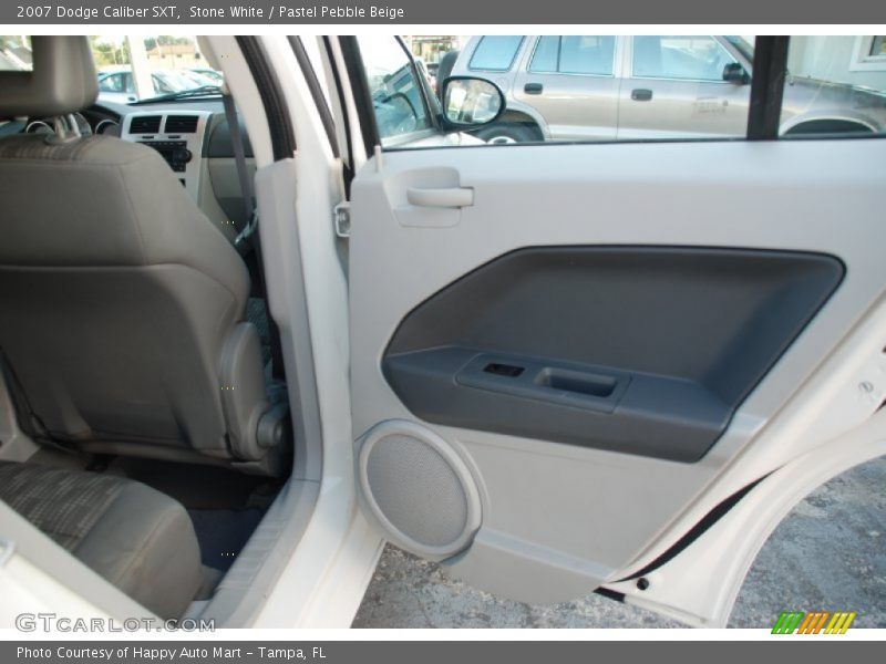 Stone White / Pastel Pebble Beige 2007 Dodge Caliber SXT