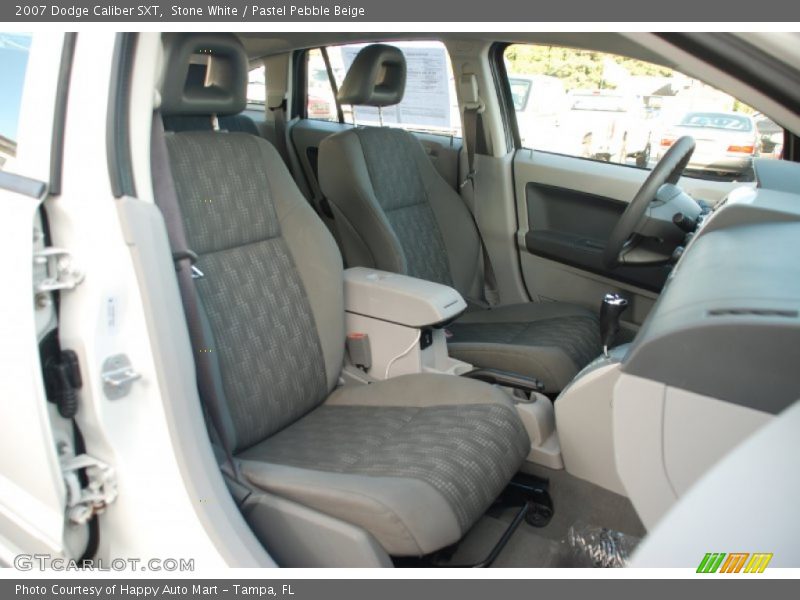 Stone White / Pastel Pebble Beige 2007 Dodge Caliber SXT