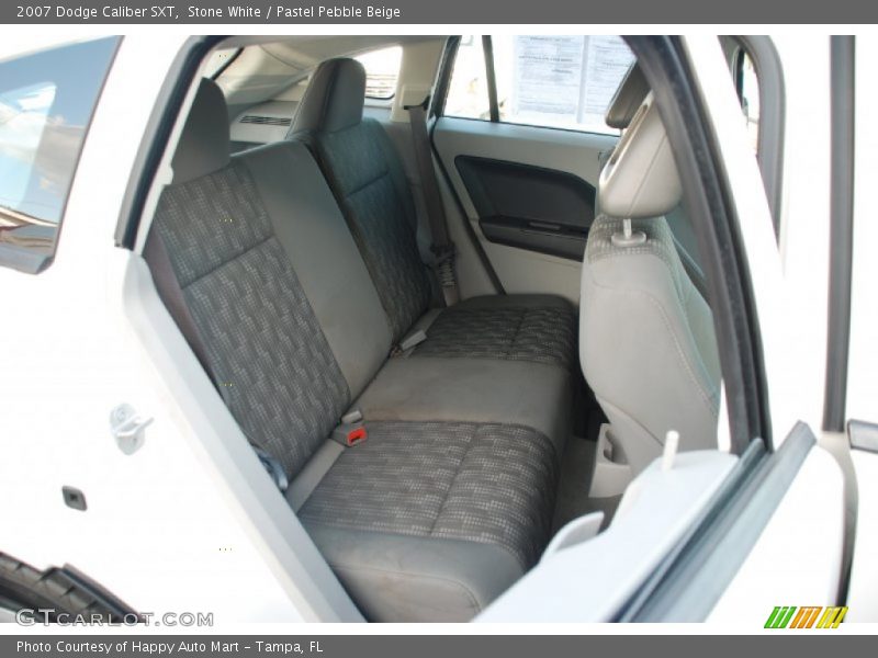 Stone White / Pastel Pebble Beige 2007 Dodge Caliber SXT