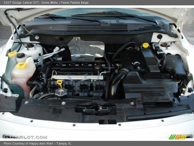 Stone White / Pastel Pebble Beige 2007 Dodge Caliber SXT