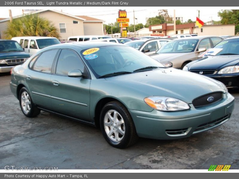 Light Tundra Metallic / Medium/Dark Flint Grey 2006 Ford Taurus SEL