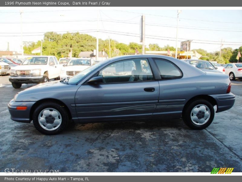 Dark Iris Pearl / Gray 1996 Plymouth Neon Highline Coupe