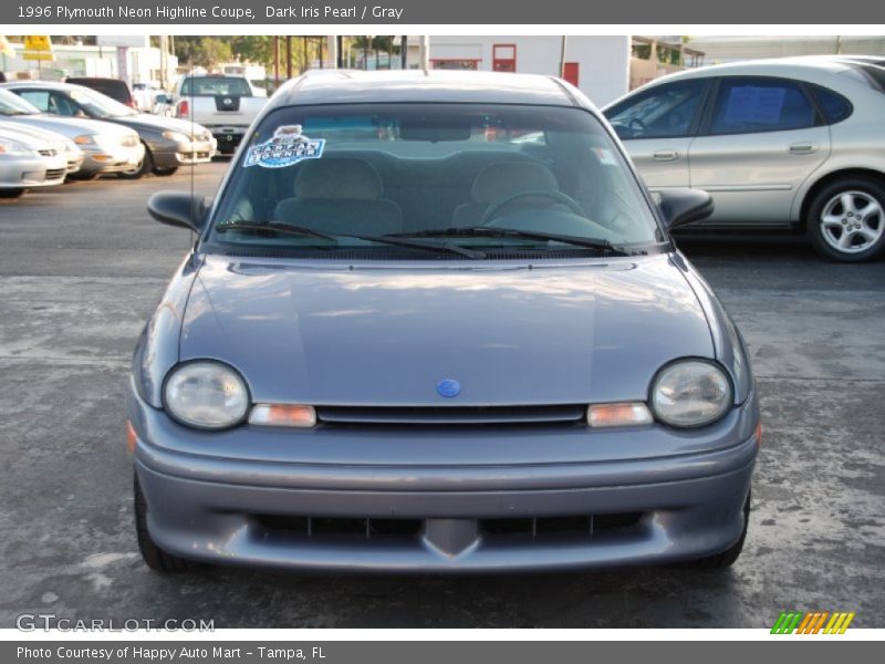 Dark Iris Pearl / Gray 1996 Plymouth Neon Highline Coupe