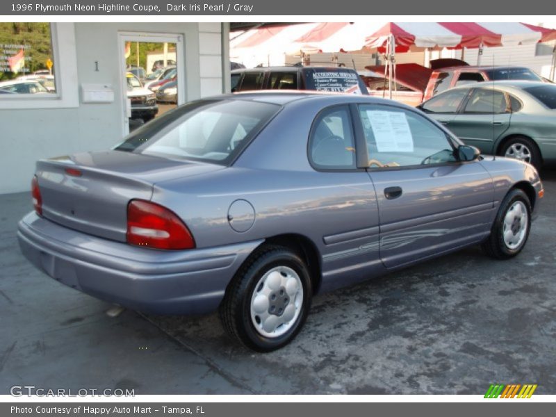 Dark Iris Pearl / Gray 1996 Plymouth Neon Highline Coupe