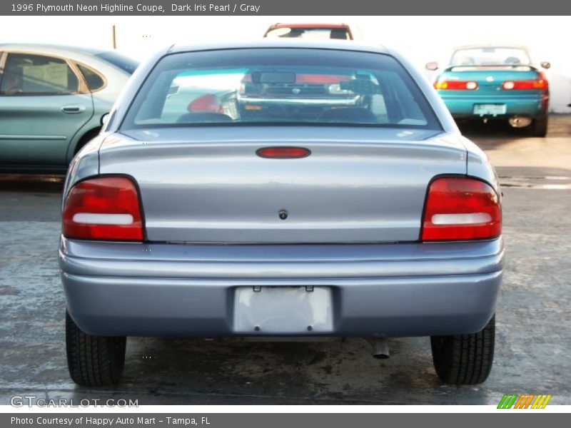 Dark Iris Pearl / Gray 1996 Plymouth Neon Highline Coupe