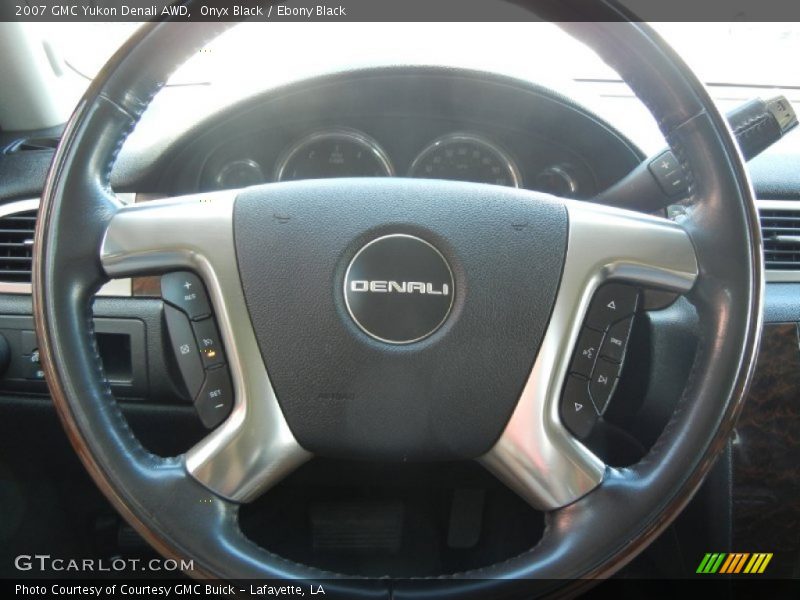Onyx Black / Ebony Black 2007 GMC Yukon Denali AWD