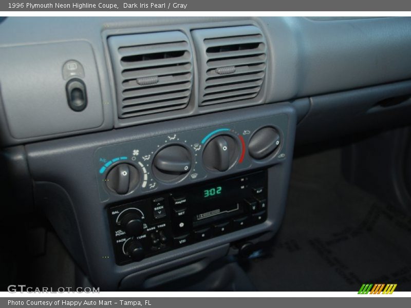 Dark Iris Pearl / Gray 1996 Plymouth Neon Highline Coupe