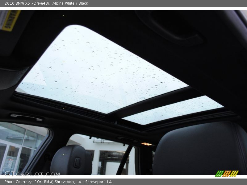 Sunroof of 2010 X5 xDrive48i