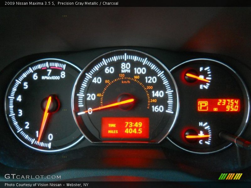 Precision Gray Metallic / Charcoal 2009 Nissan Maxima 3.5 S