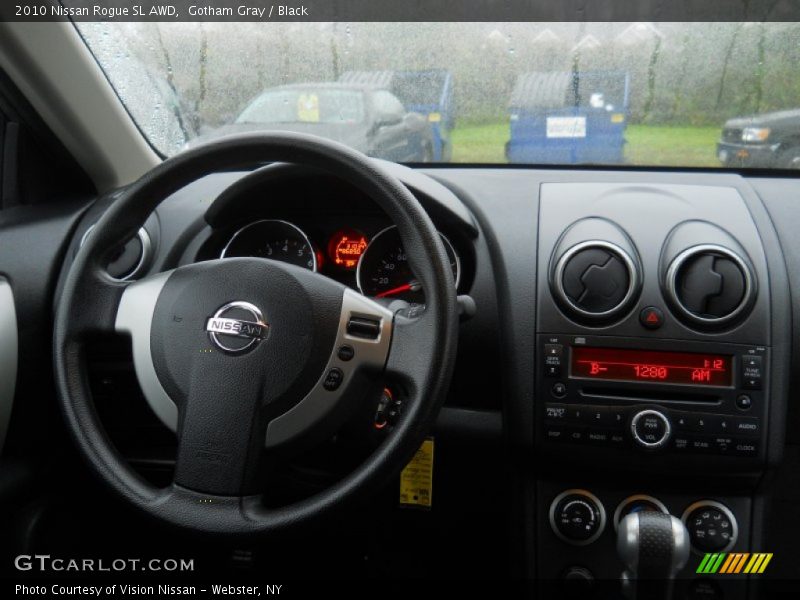 Gotham Gray / Black 2010 Nissan Rogue SL AWD