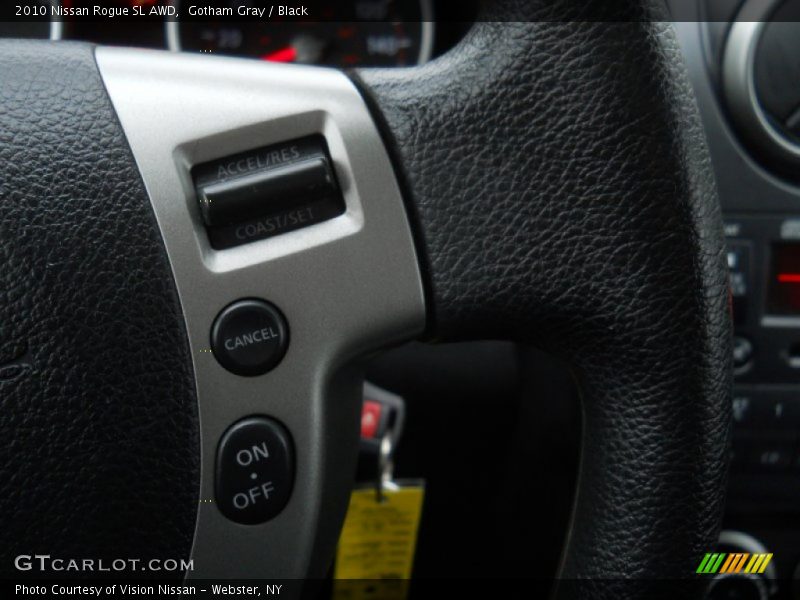 Gotham Gray / Black 2010 Nissan Rogue SL AWD