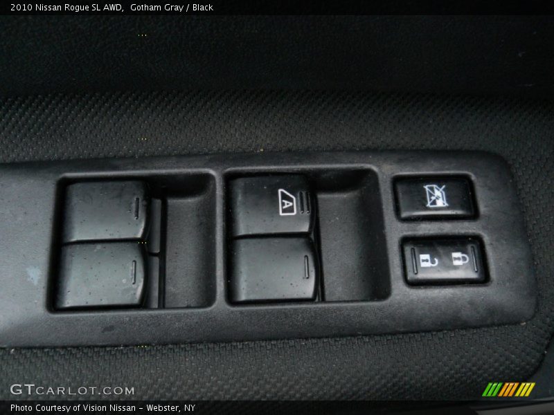 Gotham Gray / Black 2010 Nissan Rogue SL AWD