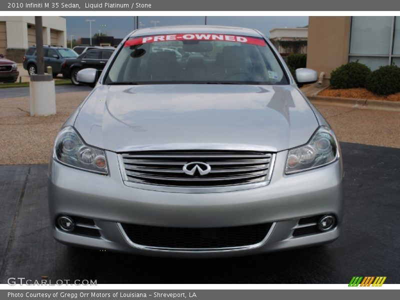 Liquid Platinum / Stone 2010 Infiniti M 35 Sedan