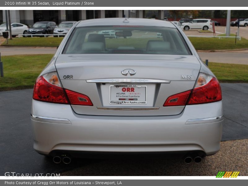 Liquid Platinum / Stone 2010 Infiniti M 35 Sedan