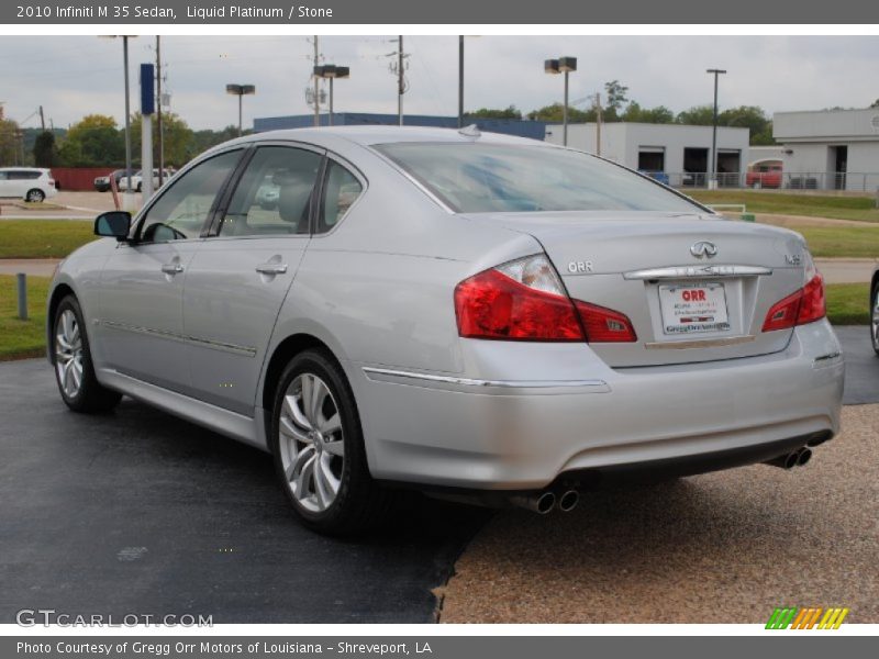 Liquid Platinum / Stone 2010 Infiniti M 35 Sedan