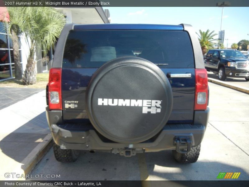 Midnight Blue Metallic / Ebony Black 2007 Hummer H3 X