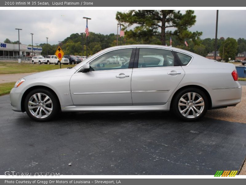 Liquid Platinum / Stone 2010 Infiniti M 35 Sedan