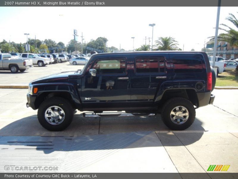 Midnight Blue Metallic / Ebony Black 2007 Hummer H3 X