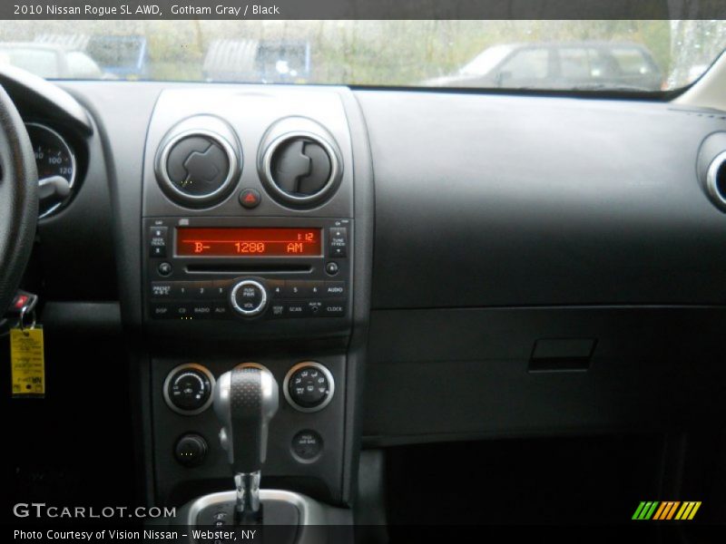 Gotham Gray / Black 2010 Nissan Rogue SL AWD