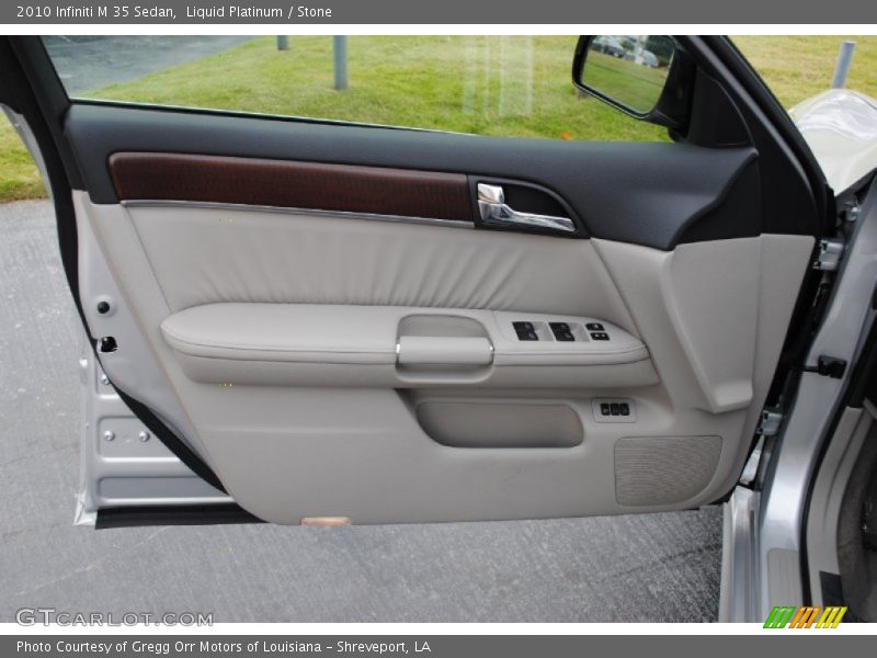 Liquid Platinum / Stone 2010 Infiniti M 35 Sedan
