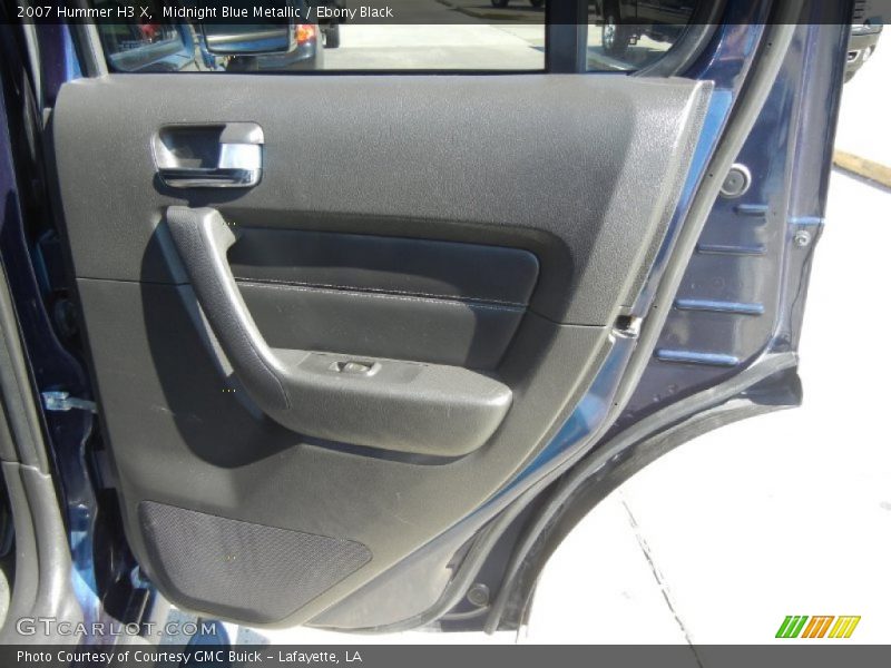 Midnight Blue Metallic / Ebony Black 2007 Hummer H3 X