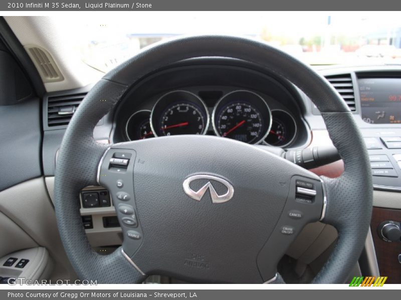 Liquid Platinum / Stone 2010 Infiniti M 35 Sedan