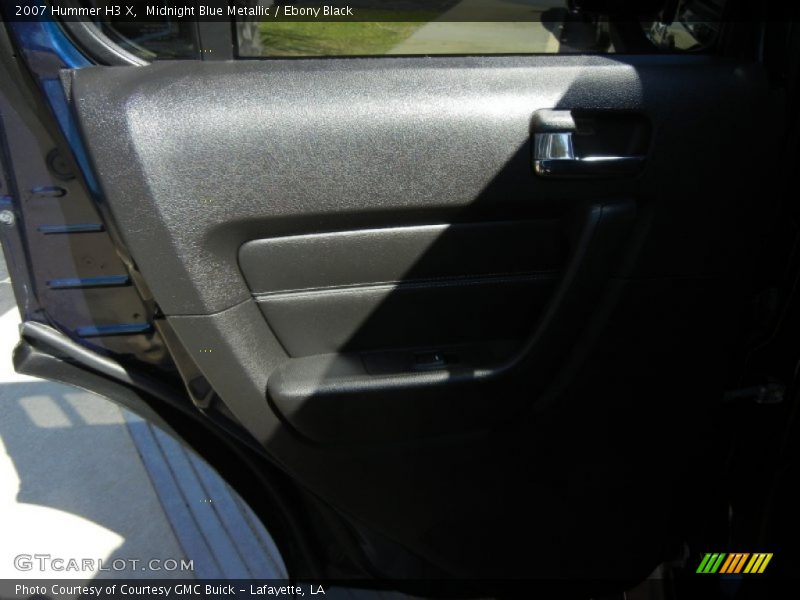 Midnight Blue Metallic / Ebony Black 2007 Hummer H3 X