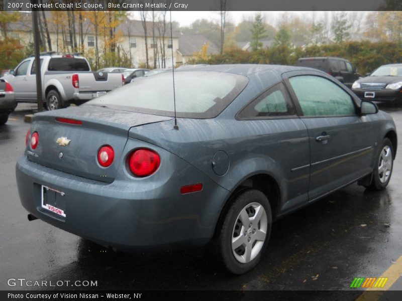 Blue Granite Metallic / Gray 2007 Chevrolet Cobalt LS Coupe