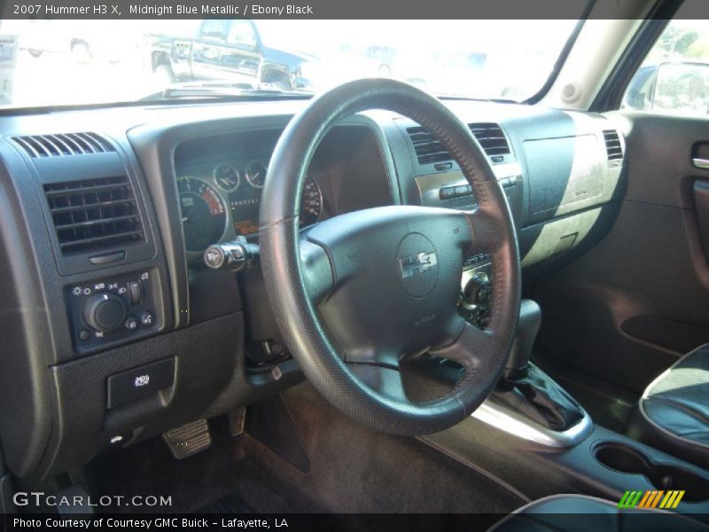 Midnight Blue Metallic / Ebony Black 2007 Hummer H3 X