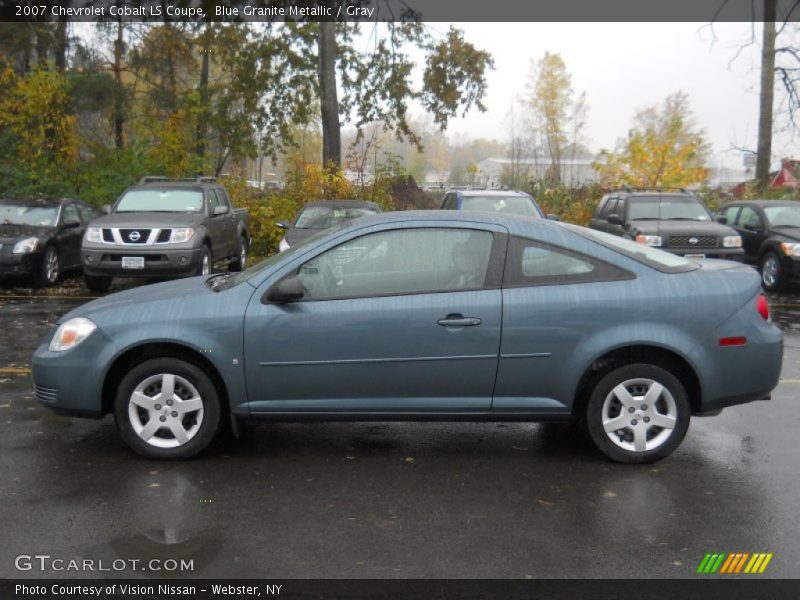 Blue Granite Metallic / Gray 2007 Chevrolet Cobalt LS Coupe
