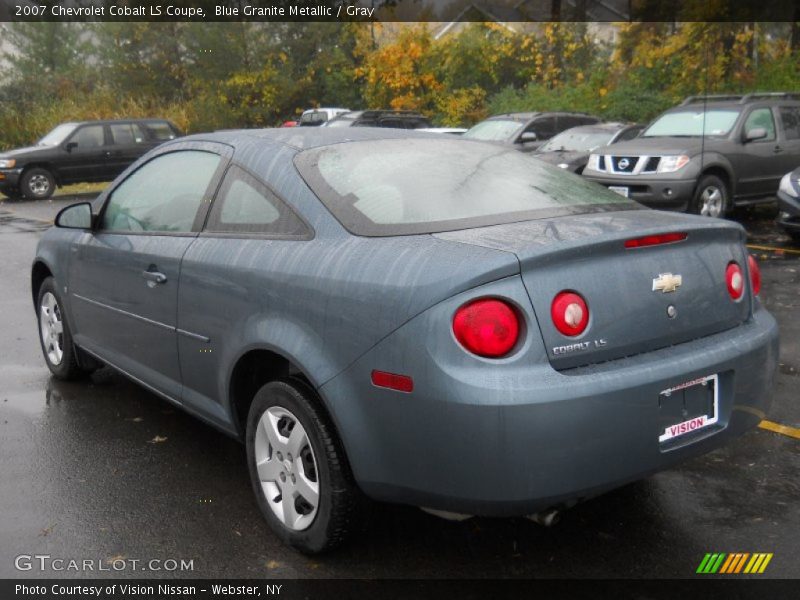 Blue Granite Metallic / Gray 2007 Chevrolet Cobalt LS Coupe