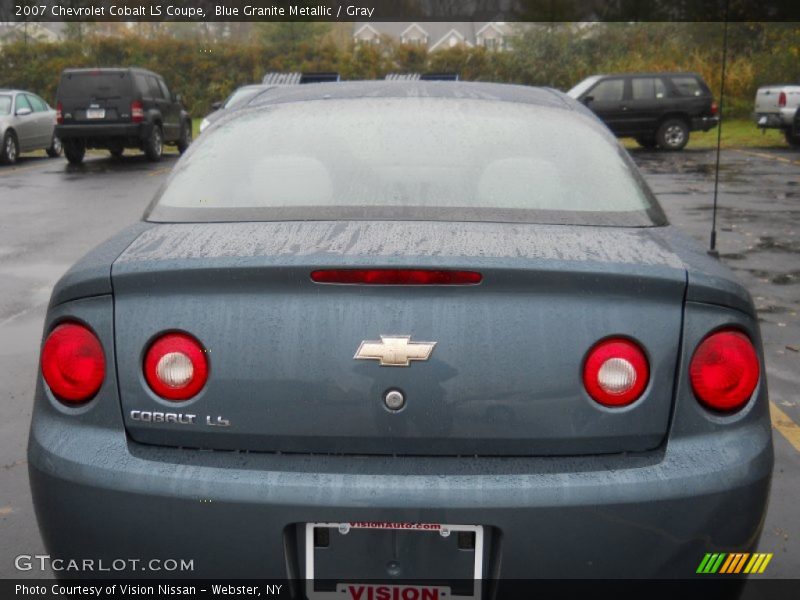 Blue Granite Metallic / Gray 2007 Chevrolet Cobalt LS Coupe