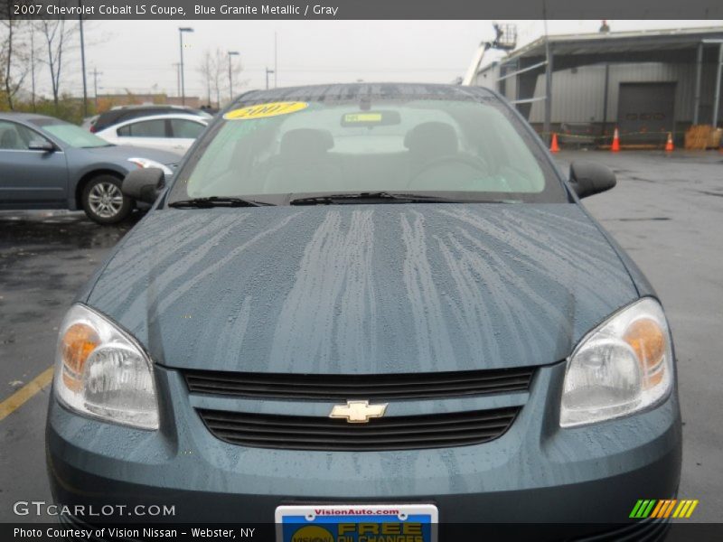 Blue Granite Metallic / Gray 2007 Chevrolet Cobalt LS Coupe