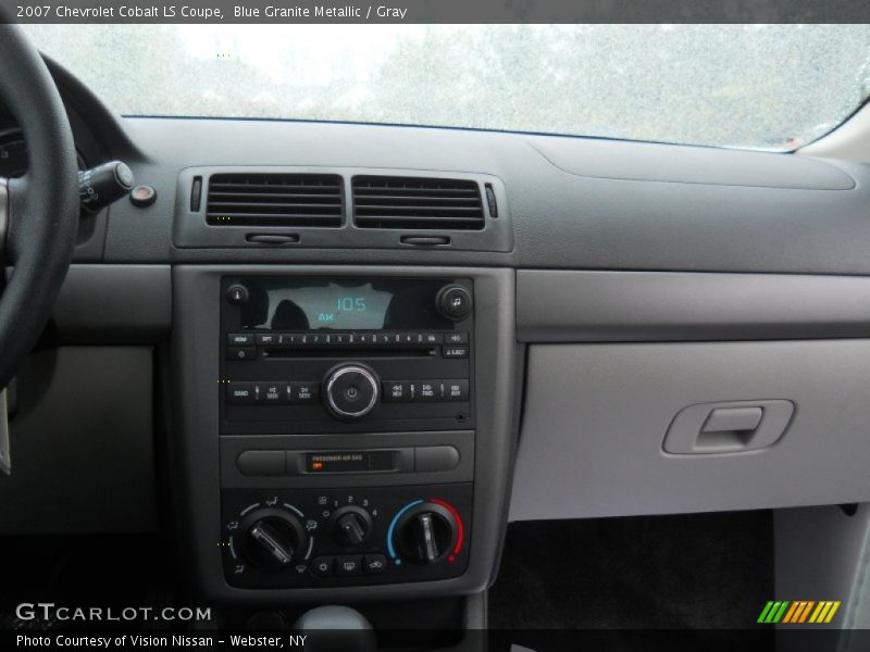 Blue Granite Metallic / Gray 2007 Chevrolet Cobalt LS Coupe