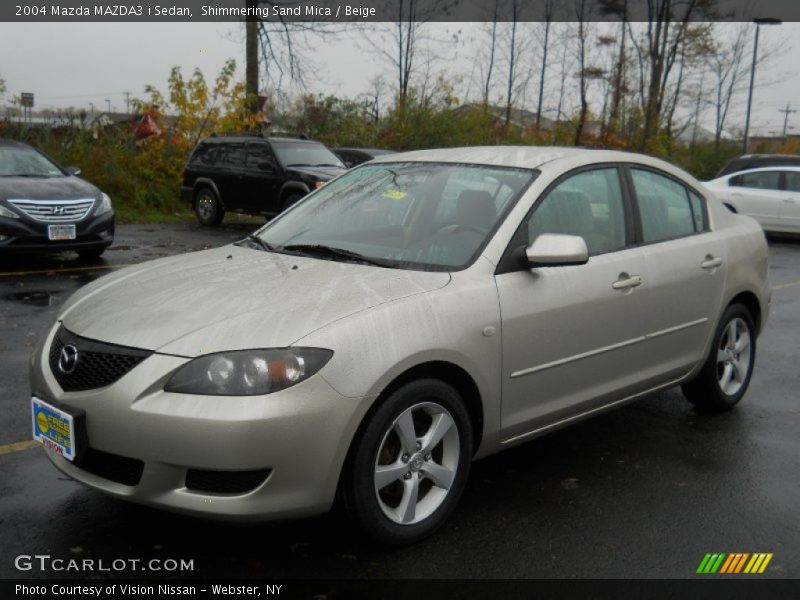 Shimmering Sand Mica / Beige 2004 Mazda MAZDA3 i Sedan