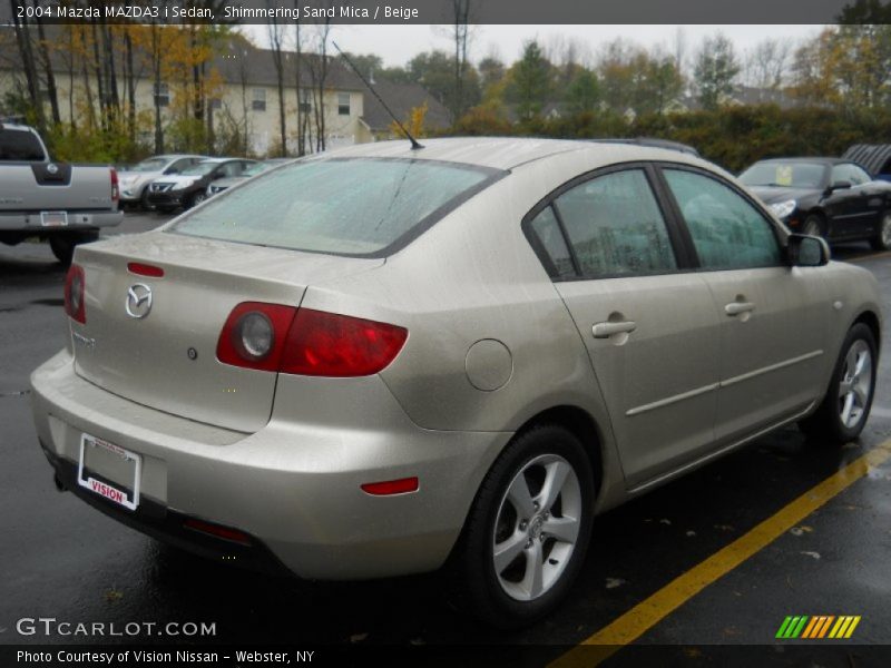Shimmering Sand Mica / Beige 2004 Mazda MAZDA3 i Sedan