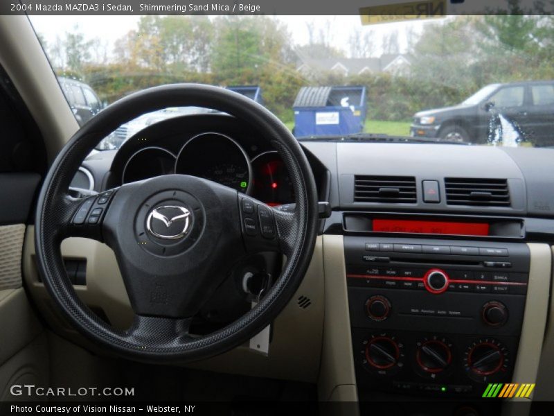 Shimmering Sand Mica / Beige 2004 Mazda MAZDA3 i Sedan
