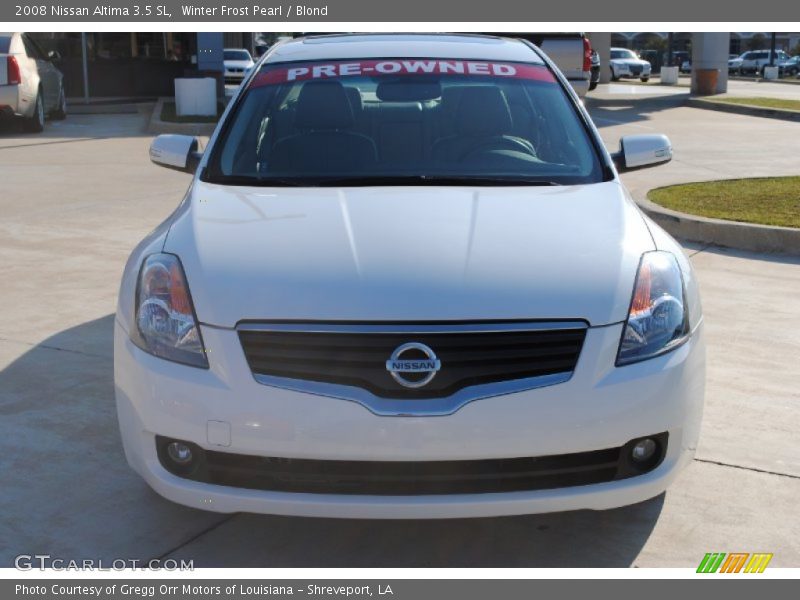 Winter Frost Pearl / Blond 2008 Nissan Altima 3.5 SL