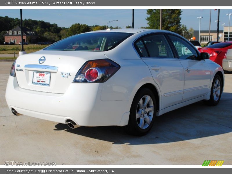 Winter Frost Pearl / Blond 2008 Nissan Altima 3.5 SL