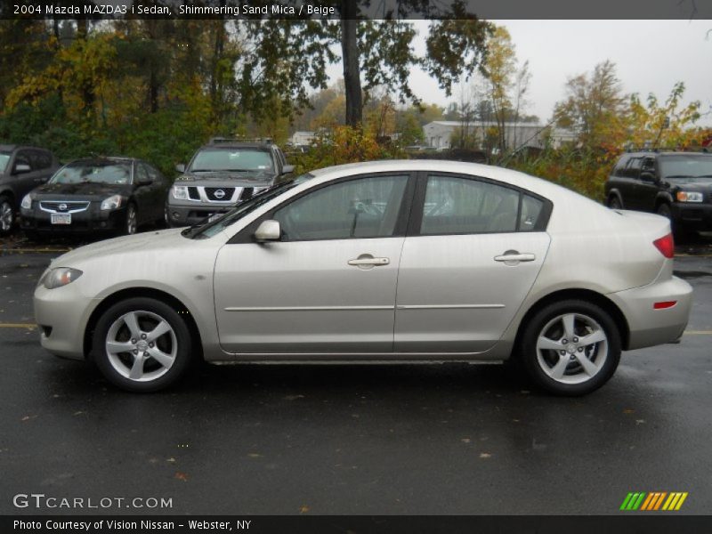 Shimmering Sand Mica / Beige 2004 Mazda MAZDA3 i Sedan