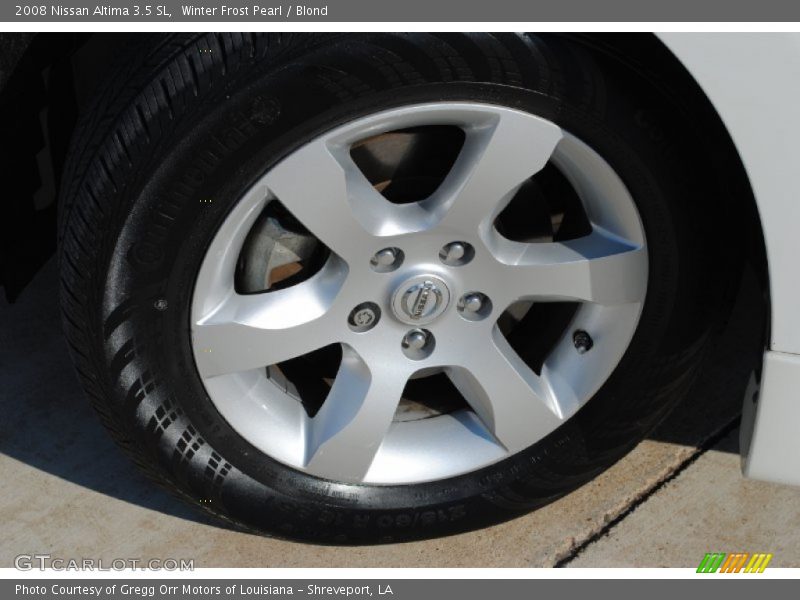 Winter Frost Pearl / Blond 2008 Nissan Altima 3.5 SL
